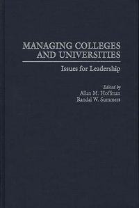 Produktbild: Managing Colleges and Universities