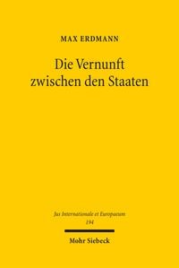 Produktbild: Erdmann, M: Vernunft zwischen den Staaten