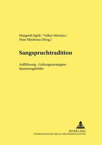 Produktbild: Sangspruchtradition