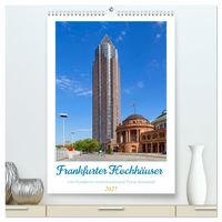 Produktbild: Frankfurter Hochh&auml;user (hochwertiger Premium Wandkalender 2027 DIN A2 hoch), Kunstdruck in Hochglanz