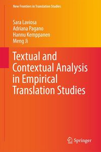 Produktbild: Textual and Contextual Analysis in Empirical Translation Studies
