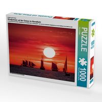 Produktbild: CALVENDO Puzzle Ein Motiv aus dem Kalender Windjammer auf der Ostsee im Abendlicht | 1000 Teile Lege-Gr&ouml;&szlig;e 64x48cm Foto-Puzzle f&uuml;r gl&uuml;ckliche Stunden