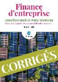 Produktbild: Finance d'entreprise - Les corrig&eacute;s