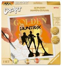 Produktbild: CreArt, Malen nach Zahlen Adults Trend - Special Edition Golden KPop Demon Hunters
