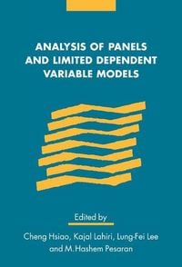 Produktbild: Analysis of Panels and Limited Dependent Variable Models