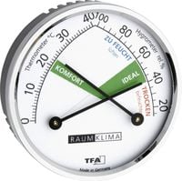 Bild vom Artikel TFA Dostmann 45.2024 Thermo-/Hygrometer Silber vom Autor 