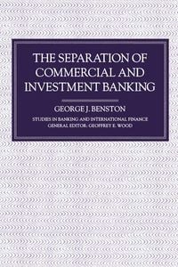 Produktbild: Separation of Commercial and Investment Banking