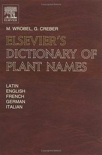 Produktbild: Elsevier's Dictionary of Plant Names