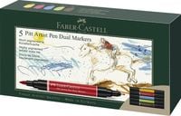 Bild vom Artikel Faber-Castell Marker Tuschestift PAP Dual 5er Set vom Autor 