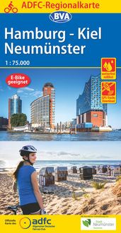 Bild vom Artikel ADFC-Regionalkarte Hamburg/Neumünster/Kiel 1:75.000, reiß- und wetterfest, mit GPS-Tracks-Download vom Autor 