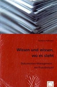 Produktbild: Hoffmann, S: Wissen und wissen, wo es steht