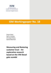Bild vom Artikel Measuring and Restoring customer trust vom Autor Simon Stotz