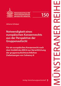 Produktbild: Notwendigkeit eines europ&auml;ischen Konzernrechts aus der Perspektive der Gruppenaufsicht