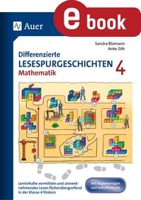 Produktbild: Differenzierte Lesespurgeschichten Mathematik 4