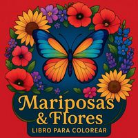 Produktbild: Mariposas y flores - Libro para colorear