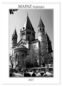 Produktbild: Mainz Highlights (Wandkalender 2027 DIN A3 hoch), CALVENDO Monatskalender