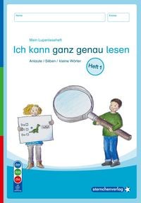 Produktbild: Mein Lupenleseheft 1 - Ich kann ganz genau lesen - Ausgabe mit Artikelkennzeichnung (DaZ)