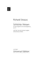 Produktbild: Strauss, R: Schlichte Weisen