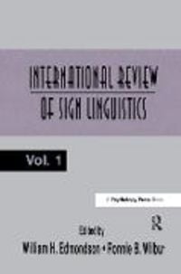 Produktbild: International Review of Sign Linguistics