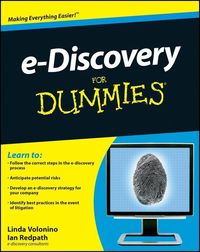 Produktbild: E-Discovery For Dummies
