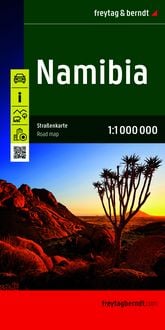Produktbild: Namibia, Stra&szlig;enkarte 1:1.000.000, freytag & berndt