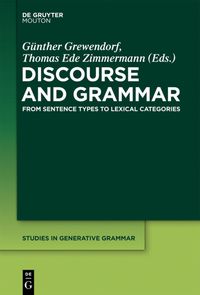 Produktbild: Discourse and Grammar