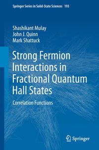 Produktbild: Strong Fermion Interactions in Fractional Quantum Hall States
