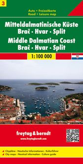 Bild vom Artikel Mitteldalmatinische Küste 1 : 100 000 Blatt 3 vom Autor Freytag-Berndt und Artaria KG