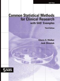 Produktbild: Common Statistical Methods for Clinical Research with SAS Examples, Third Edition