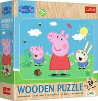 Produktbild: Holz Puzzle Junior 24 - Peppa Pig