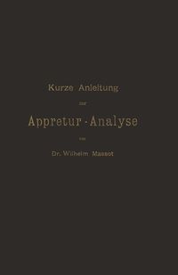 Produktbild: Kurze Anleitung zur Appretur-Analyse
