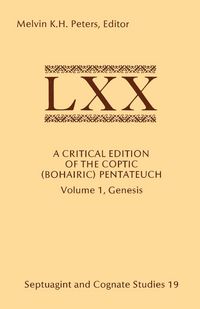 Produktbild: A Critical Edition of the Coptic (Bohairic) Pentateuch