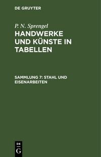 Produktbild: Stahl und Eisenarbeiten