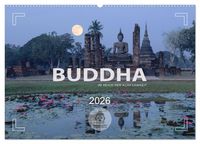 Produktbild: BUDDHA - Im Reich der Achtsamkeit (Wandkalender 2026 DIN A2 quer), CALVENDO Monatskalender