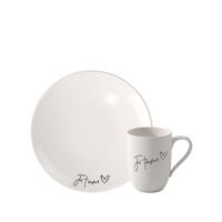 Produktbild: Villeroy & Boch Statement Geschenk-Set Je t'aime, 2-teilig