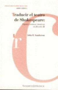 Produktbild: Traducir el teatro de Shakespeare : figuras ret&oacute;ricas iterativas en Ricardo III