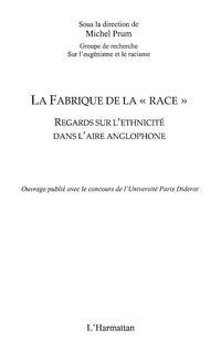 Produktbild: Fabrique de la Race La-Regardsethnicite