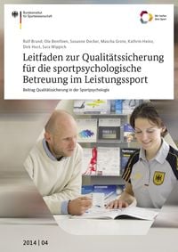 Produktbild: Leitfaden zur Qualit&auml;tssicherung f&uuml;r die sportpsychologische Betreuung im Leistungssport