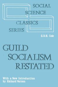 Produktbild: Cole, G: Guild Socialism Restated