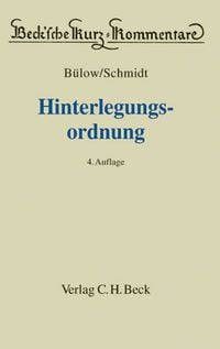 Produktbild: Beck'sche Kurz-Kommentare / Hinterlegungsordnung