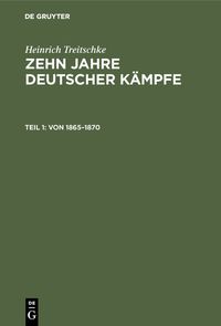 Produktbild: Von 1865&ndash;1870