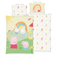 Produktbild: Klaus Hering 2486408063 - Peppa Pig Bettw&auml;sche, Peppa Pig, Made in Green, 40x60+100x135 cm