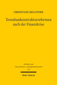 Produktbild: Trennbankenstrukturreformen nach der Finanzkrise