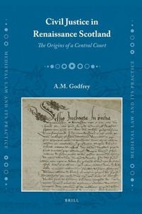 Produktbild: Civil Justice in Renaissance Scotland