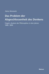 Produktbild: Das Problem der Abgeschlossenheit des Denkens