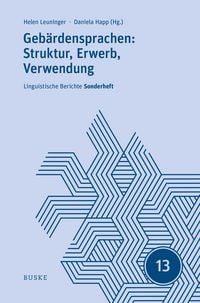 Produktbild: Geb&auml;rdensprachen: Struktur, Erwerb, Verwendung