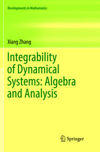 Produktbild: Integrability of Dynamical Systems: Algebra and Analysis