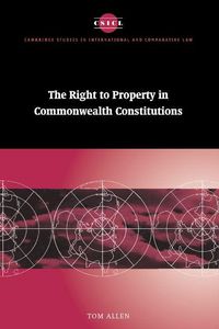 Produktbild: The Right to Property in Commonwealth Constitutions