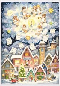 Produktbild: Adventskalender Nachdruck von 1952 "Engelskonzert"