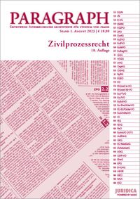 Bild vom Artikel Paragraph - Zivilprozessrecht vom Autor 